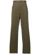 Maison Margiela Straight-leg Chinos - Green