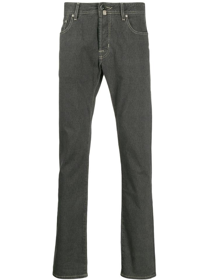 Jacob Cohen Mid-rise Straight Leg Jeans - Grey