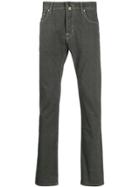 Jacob Cohen Mid-rise Straight Leg Jeans - Grey