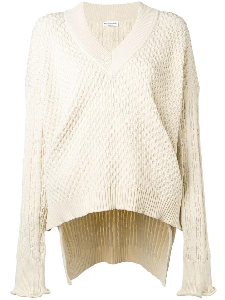 Sonia Rykiel V-neck Pullover - Neutrals