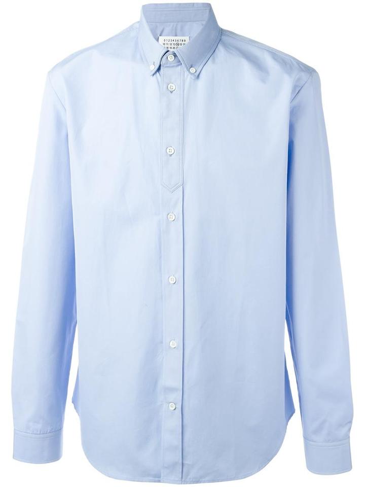 Maison Margiela 'oxford' Shirt, Men's, Size: 43, Blue, Cotton