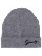 Givenchy Signature Logo Beanie - Grey