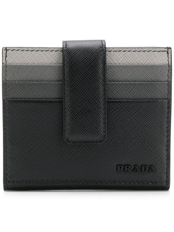 Prada Logo Card Holder - Black