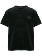 Wooyoungmi Logo Embroidered T-shirt - Black