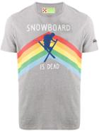 Mc2 Saint Barth Arnott Rainbow Ski Print T-shirt - Grey