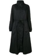 Moncler Mouette Padded Lining Long Jacket - 999 Black