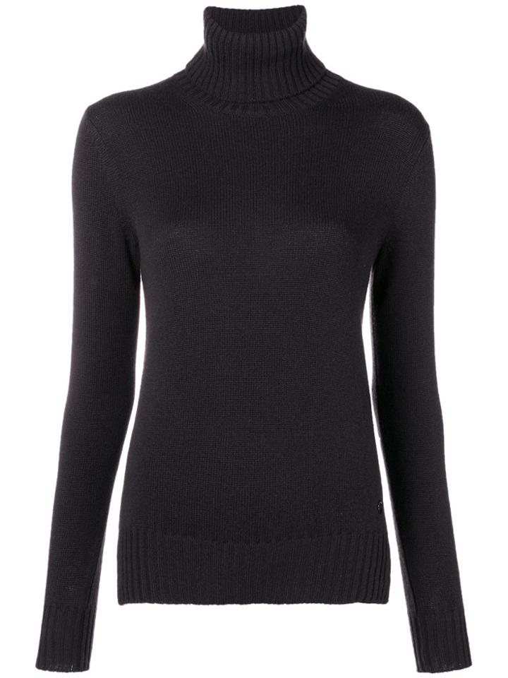 Loro Piana Roll Neck Sweater - Black