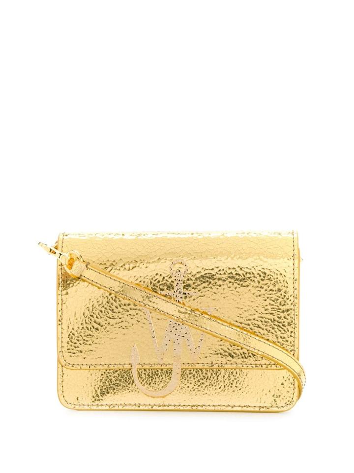 Jw Anderson Logo Shoulder Bag - Gold