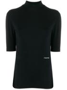 Calvin Klein Roll Neck T-shirt - Black