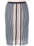 Missoni Frayed Skirt, Women's, Size: 40, Black, Rayon/wool