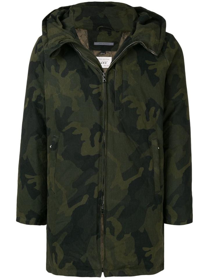 John Varvatos Camouflage Parka - Green