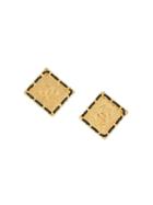 Chanel Vintage Cc Chain Clip-on Earrings