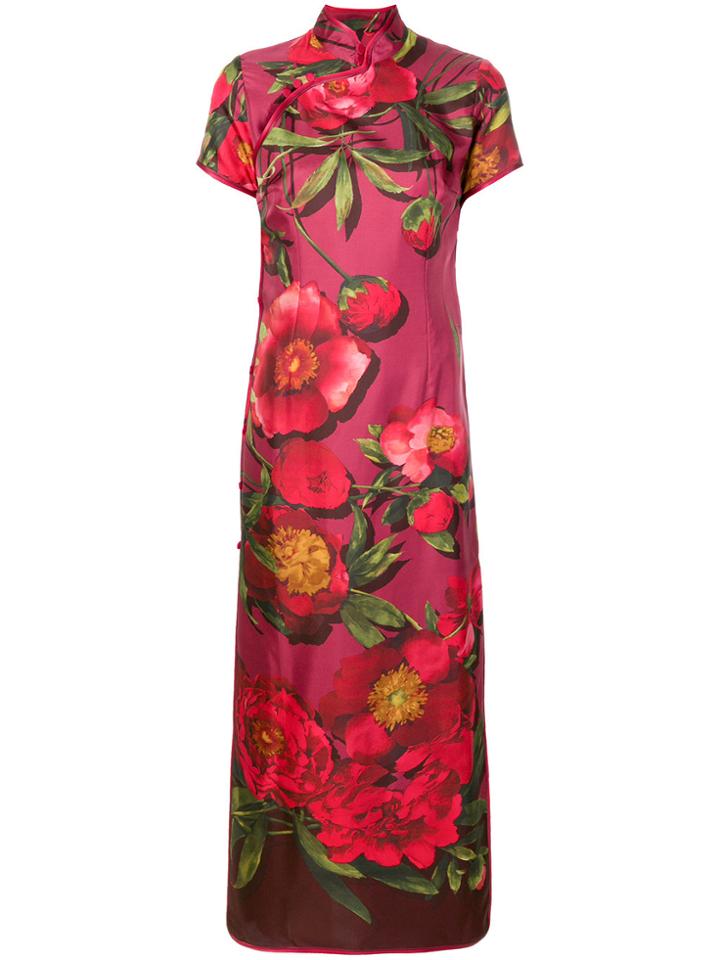 F.r.s For Restless Sleepers Floral Print Dress - Red