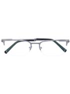Bulgari - Square Glasses - Men - Acetate/metal - 55, Grey, Acetate/metal