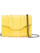 Khirma Eliazov Chain Strap Cross-body Bag - Yellow & Orange