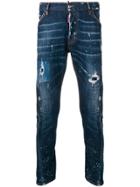 Dsquared2 Drop-crotch Slim Fit Jeans - Blue