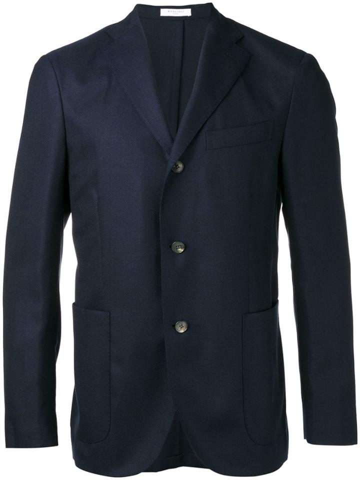 Boglioli Patch Pockets Blazer - Blue