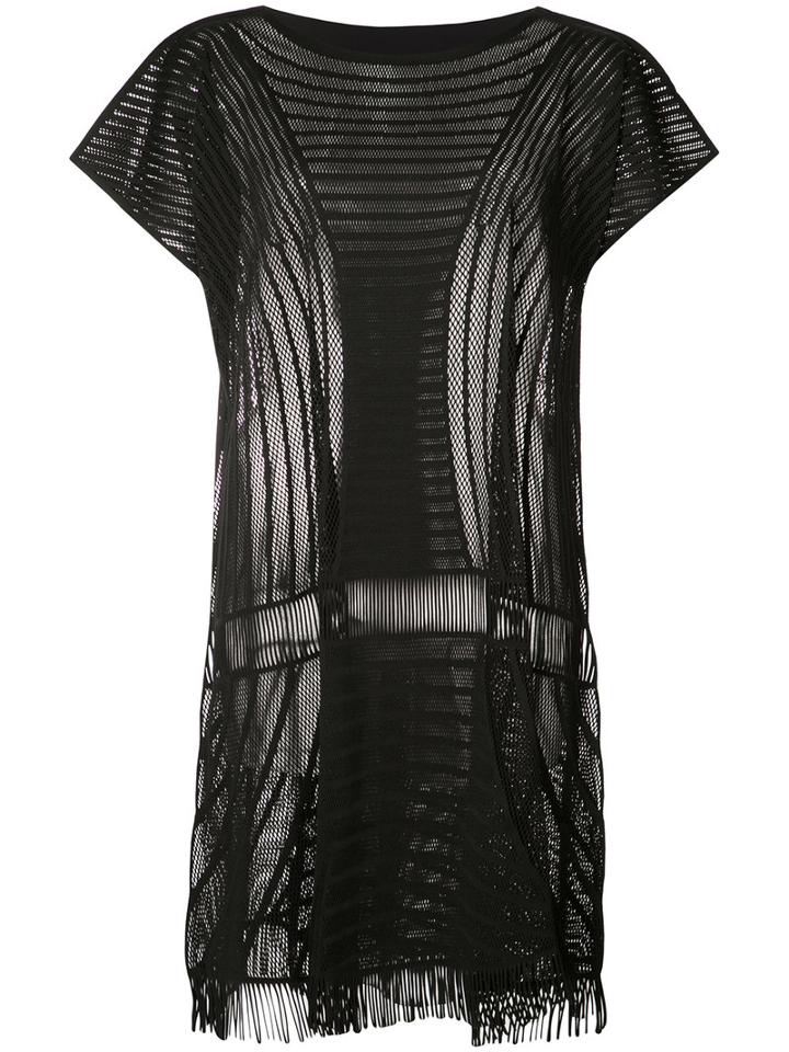 Pleats Please By Issey Miyake - A-poc Motion Dress - Women - Nylon/polyester/polyurethane - 3, Women's, Black, Nylon/polyester/polyurethane