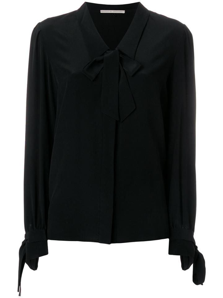 Marco De Vincenzo Bow Tie Shirt - Black