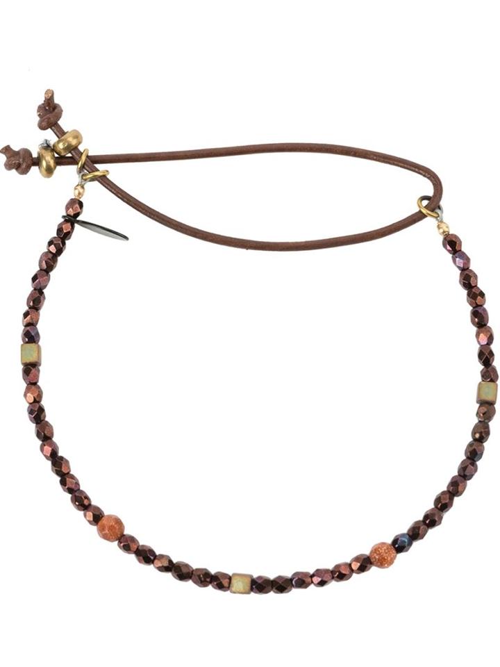 Catherine Michiels Bohemian Glass Beaded Bracelet