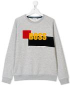 Boss Kids Logo Sweatshirt - Grey