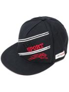 Plein Sport - Embroidered Logo Cap - Men - Cotton - One Size, Black, Cotton