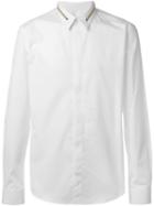 Givenchy Zip Collar Shirt, Men's, Size: 40, White, Cotton