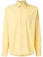 Marni Crinkled Oversized Shirt - Yellow & Orange