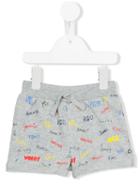 Stella Mccartney Kids Names Print Shorts, Infant Boy's, Size: 9 Mth, Grey