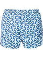 Timo Trunks All-over Y Print Swim Shorts