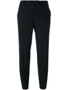 Fendi Cigarette Trousers, Women's, Size: 42, Black, Silk/wool