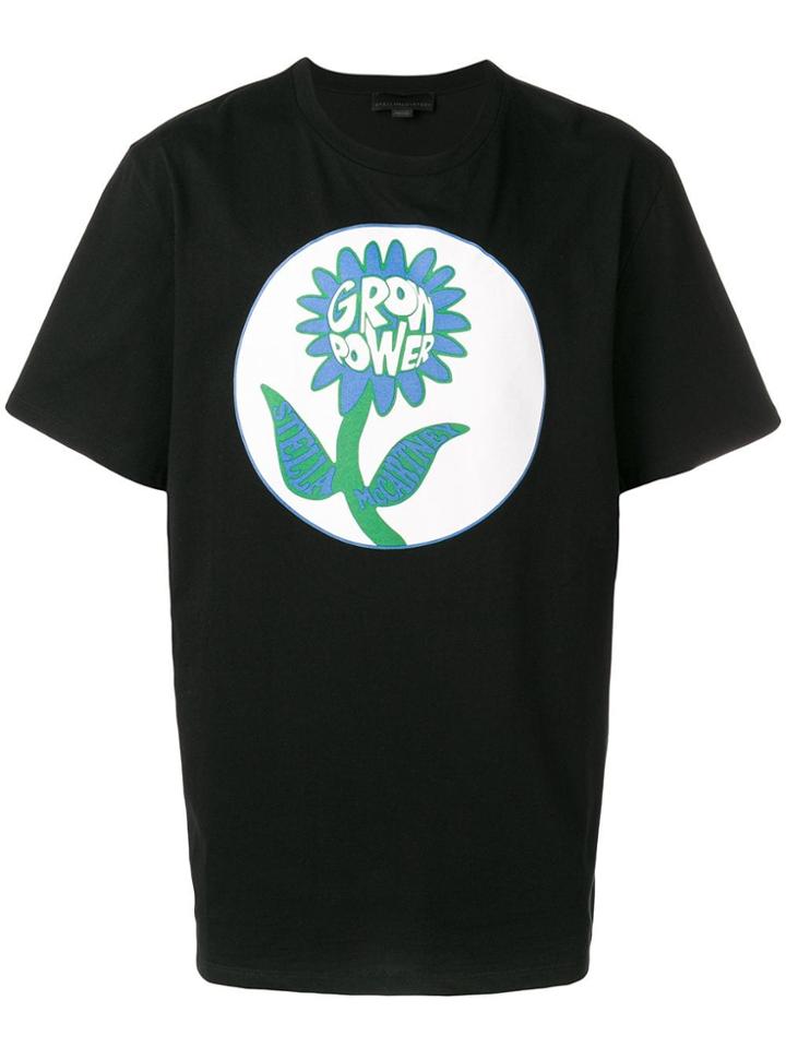 Stella Mccartney Grow Power Logo T-shirt - Black