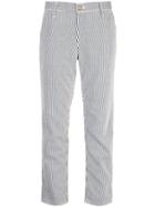 Ag Jeans Striped Chino Trousers - Black