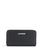 Love Moschino Logo Plaque Purse - Black