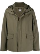 Cp Company Mesh Lining Hooded Jacket - Green