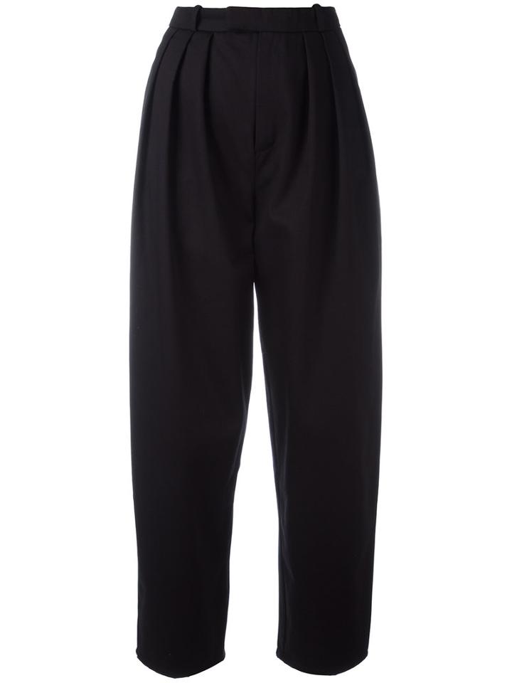 Reality Studio - 'jack' Trousers - Women - Cotton - M, Black, Cotton