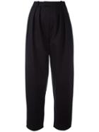 Reality Studio - 'jack' Trousers - Women - Cotton - M, Black, Cotton