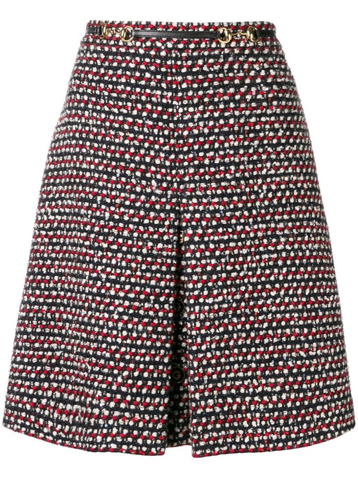 Gucci High-waisted A-line Skirt - Black
