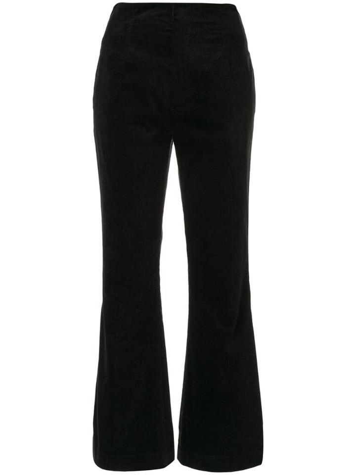 Christian Dada Bootcut Corduroy Trousers - Black