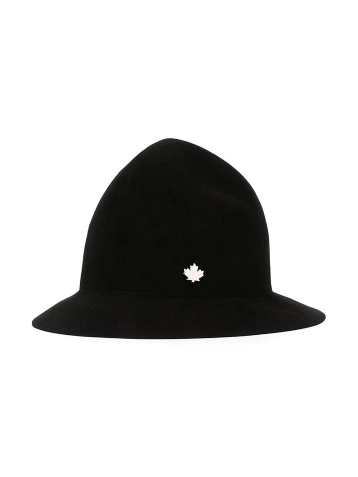 Dsquared2 Mountie Hat, Men's, Size: Small, Black, Rabbit Fur Felt