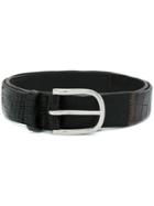 Orciani Textured Bucket Belt - Brown