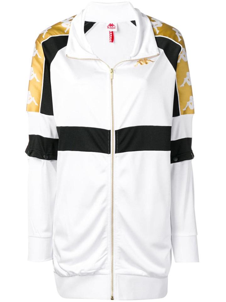 Kappa Colour Block Sweatshirt - White