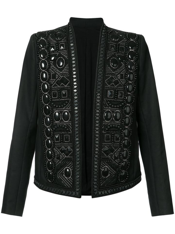 Balmain - Beaded Jacket - Men - Cotton - 48, Black, Cotton