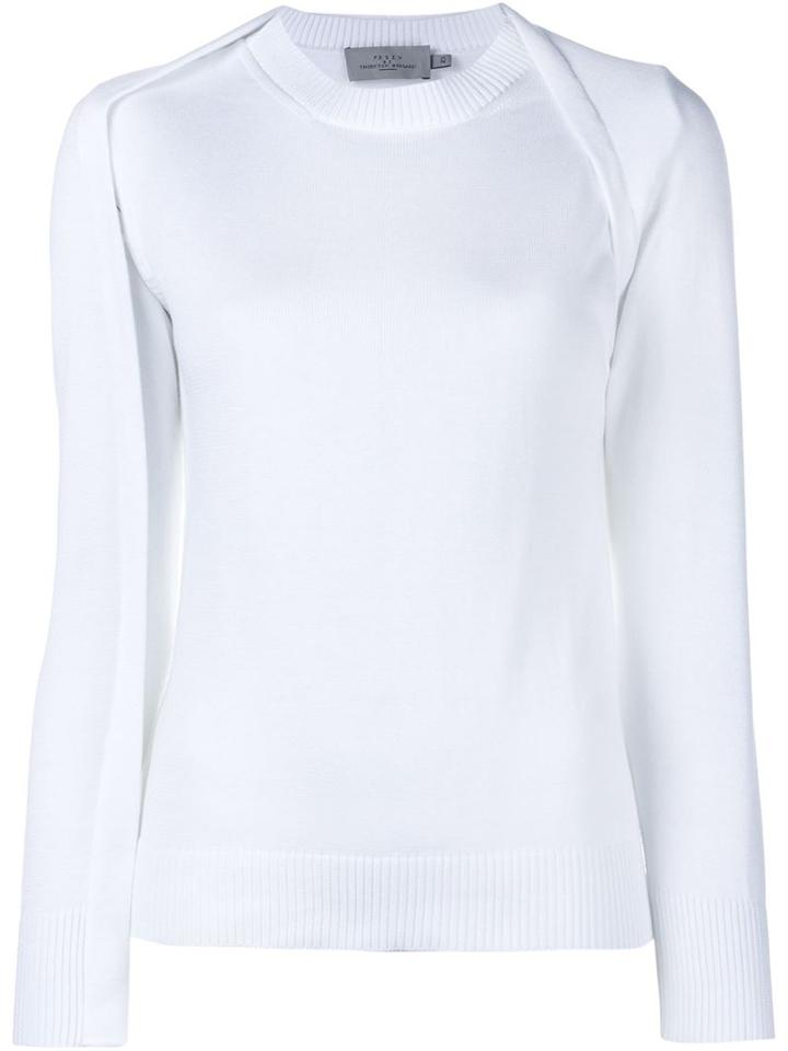 Preen By Thornton Bregazzi Cut-out Shoulder Sweatshirt