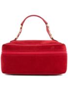 Gucci Pre-owned Horsebit Cosmetic Handbag - Red