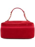 Gucci Pre-owned Horsebit Cosmetic Handbag - Red