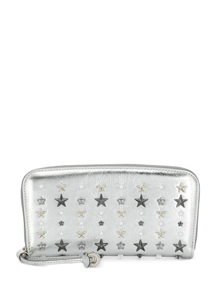 Jimmy Choo Filipa Star Stud Wallet - Metallic