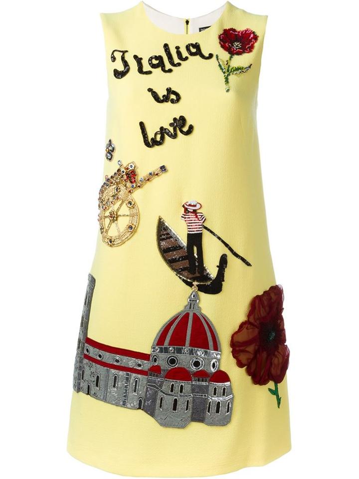 Dolce & Gabbana Italy Embroidery Dress