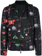 Valentino Game Over Bomber Jacket - Black