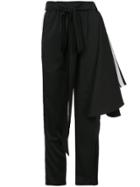 Valery Kovalska Side-striped Trousers - Black